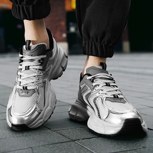 Chaussures de course robustes pour hommes, légères et décontractées, avec empeigne en maille respirante, fermeture à lacets, personnalisables avec logo, pour le dropshipping - Product Image 6
