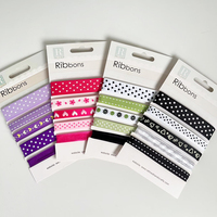 Collection Ruban Satin Gros-Grain Pour Scrapbooking et décoration de cartes