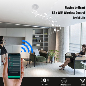 Smart Home Powered Stereo Sound APP Controls Customized Active <b>Ceiling</b> <b>Speaker</b> <b>Wireless</b> Wifi <b>Ceiling</b> <b>Speaker</b> - Product Image 5