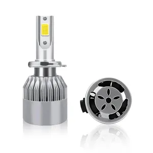 C6 led h4 h7 lumineux 12w moto 360 degrés led phare ampoule lampe lumières pour voiture camion moto phares