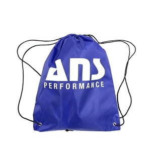 Custom Original Factory Promotional Gym Polyester Drawstring Bag - Product Image 3