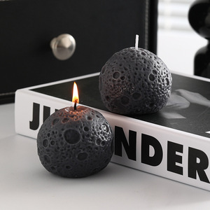Youlun Wholesale Advanced Creative Handcrafted Gift Moon <strong>Round</strong> Shape Aromatherapy Scented <strong>Candle</strong> for Yoga Romantic Festivals - Product Image 2