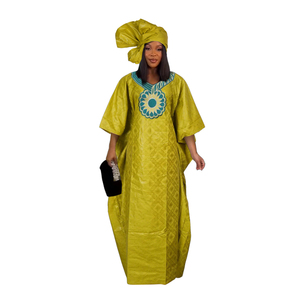 H & D 2025 Nouvelle Collection Robes Africaines pour Femmes Grandes Tailles – Robes <span class=keywords><strong>Boubou</strong></span> <span class=keywords><strong>Bazin</strong></span> - Product Image 4
