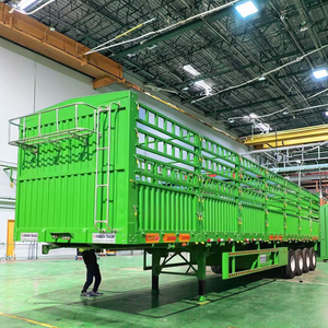 Semirremolque de plataforma baja desmontable de 3 ejes para trabajo pesado, 100 toneladas - Product Image 4