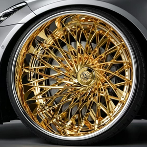 Rines Forjados XJ Personalizados de 2/3 Piezas 22 24 26 28 <span class=keywords><strong>30</strong></span> 5x120.65 5x127 5x114.3 con Borde Profundo Cromado para BMW, Impala, Monte Carlo, Corvette C10 - Product Image 5