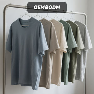 T-shirt 100% coton pour hommes de luxe en détresse T-shirt de haute qualité avec logo vintage vierge personnalisé délavé à l'acide surdimensionné - Product Image 1