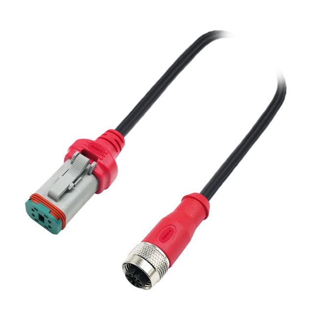 Indus-c TS2689 New Temperature Amphenol Cable Sensor with Screw-In Cabled RTD Probes M12 4Pin Connectors Product