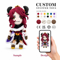 Peluche personnalisée style anime, figurine en coton doux, rembourrage en coton PP, 11-30 cm, jouet cadeau