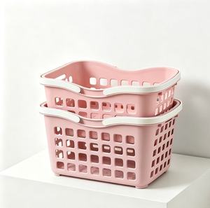 <span class=keywords><strong>Panier</strong></span> de rangement portable en <span class=keywords><strong>plastique</strong></span> ajouré, organisateur de <span class=keywords><strong>linge</strong></span> <span class=keywords><strong>à</strong></span> main pour salle de bain, chambre, cuisine, et rangement de vêtements et articles divers - Product Image 6