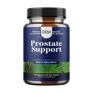 Cápsulas para la Salud de la Próstata OEM, Saw Palmetto, Hierbas Naturales, 90 Cápsulas, Empaque Personalizado para el Bienestar Masculino, Venta al Por Mayor - Product Image 1