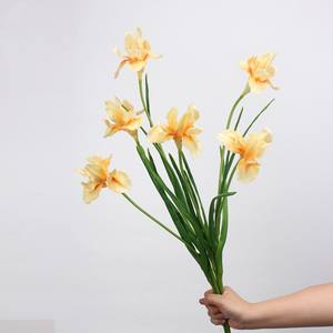 AR-1008 ZUOYI Dream Real Touch PU <span class=keywords><strong>Iris</strong></span> Fleur Tête Unique Peinture À L'huile <span class=keywords><strong>Iris</strong></span> Pour La <span class=keywords><strong>Photographie</strong></span> - Product Image 4