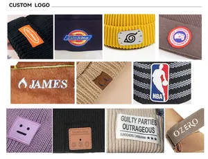 Bere üreticisi özel nakış tasarım örme kış kasketleri tiftik jakarlı kafatası özel Logo ile akrilik sıcak şapka Caps