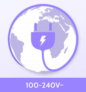 Ensemble de fer à friser professionnel portable pour salon et maison, multi-titane, affichage de la température, chauffage PTC, outil de frisage - Product Image 4