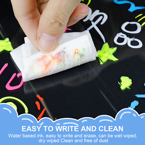 Nuovo arrivo personalizzato 36 colori cancellabile doppia punta liquido gesso <span class=keywords><strong>Marker</strong></span> a doppia punta per finestra - Product Image 5