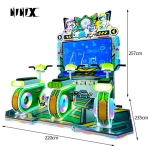 Machine de jeu d'arcade à pousser les pièces, simulateur de course de vélo, machine de jeu de rédemption de billets de prix sportifs, en promotion - Product Image 5