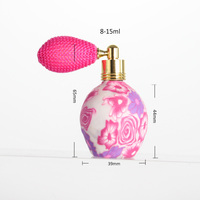 Flacon de parfum en verre de luxe 8-15 ml avec atomiseur à pompe à air de style vintage pour emballage de parfum personnalisé