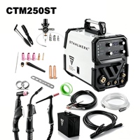Soldadora Multifunción 5 en 1 TIG MIG MMA con Autorización Oficial, Cortadora de Plasma, 230V, CTM-250S Digital
