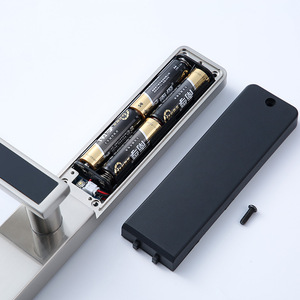 Wenxun Smart Door <b>Lock</b> Black Stainless Steel Card Swipe Combination <b>Lock</b> For Hotel Apartment Wooden Door - Product Image 2