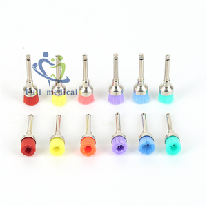 Vendita calda di Nylon Colorato Fermo Appartamento Lucidatura Lucidatore Profilassi Coppa Spazzole Dentista Prodotti - Product Image 5