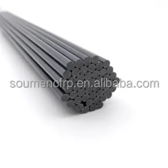 Customized Size Carbon Fiber Solid Rod 5mm 8mm 10mm Carbon Rod Blank