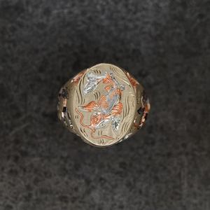 Bague Chevalière Personnalisée avec Gravure, Bijou Cadeau pour Hommes et Femmes, Fournisseur de Bagues Artisanales, Vente en Gros Usine - Product Image 3