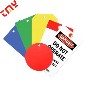 Thân Thiện Với Môi Tùy Chỉnh Chất Lượng Cao In Logo Nhựa Cứng PVC An Ninh Bao Bì Treo <span class=keywords><strong>Tag</strong></span> Trống Cho Bán Lẻ Và Xây Dựng Thương Hiệu - Product Image 1