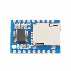โมดูลควบคุมเสียงผ่านพอร์ตซีเรียล XY-V17B, บอร์ดเล่น MP3 แบบทริกเกอร์ MCU IO รองรับการ์ด SD TF สำหรับจัดเก็บเสียง - Product Image 2
