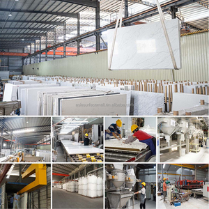 Nhà Máy Trung Quốc Trực Tiếp Đầy Đủ Cơ Thể Thiết Kế Lớn Tấm Calacatta Vàng 3D Mực In Tấm Thạch Anh Cho Nhà Bếp Tops - Product Image 5