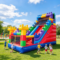 Château Gonflable Toboggan Trampoline Combo pour Enfants, Location Commerciale pour Événements Extérieurs, Vente en Gros