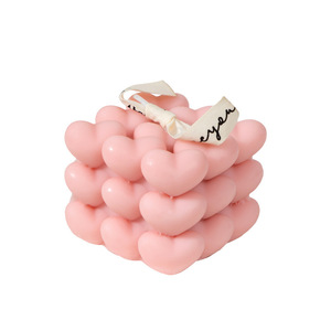 Northern Mu Heart Shaped Scented Candles Soybean Mixed Wax Valentine's Day Gift Decorations - Product Image 5