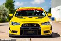 Nuevo capó perforado modificado para Mitsubishi Lancer EVO FQ con toma de aire y kit de refrigeración atornillable (incluye tornillos)