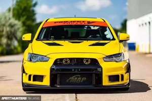 Nuovo Cofano Perforato Modificato Mitsubishi Lancer <span class=keywords><strong>EVO</strong></span> FQ con Presa d'Aria e Kit di Raffreddamento a Vite (Viti Incluse) - Product Image 5
