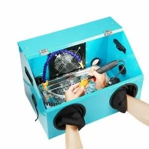 All in One Jewelry Rotary Polishing Machine Bench Grinder Carver Jewelry Round Beads Grinding Micromotor Dust Box Dustproof Box