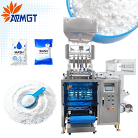 Machine d'emballage automatique pour sachets de 50g/100g de lessive poudre lavante, épices, granulés, scellage 4 côtés