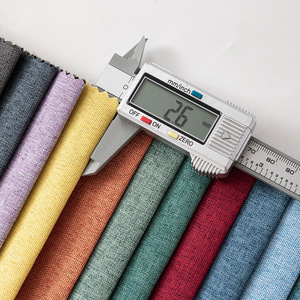 Canvas <b>Fabric</b> 300D Linen Cotton Blend Medium <b>Weight</b> Solids Woven Breathable Sofa Upholstery <b>Fabric</b> - Product Image 3