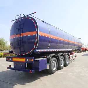 Popular en Tongya Nuevo Semirremolque 60000l de tanques de combustible de aceite de acero inoxidable de 3 ejes a la venta