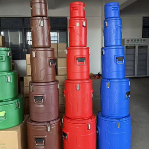 Chauffe-Plats Cylindrique Résistant aux Chocs, Ensemble de 5 Pièces, Conteneur Thermique 80L pour Services de Traiteur Professionnels et Équipements Hôteliers - Product Image 1