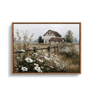 Đóng khung tường nghệ thuật: Nông Thôn trang trại vải hình ảnh trang trại cảnh quan nông thôn cảnh tác phẩm nghệ thuật cho phòng khách phòng ngủ trang trí nội thất - Product Image 3