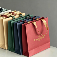 Sac fourre-tout de luxe en papier kraft blanc recyclable, personnalisé avec logo, capacité 6-9 kg, pour emballage de vêtements et chaussures, vente en gros usine
