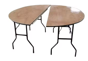 Muebles de Madera Plegables para Eventos, Banquetes, Cenas y Fiestas al Aire Libre, Mesa de Banquete para Bodas, Venta al Por Mayor - Product Image 2