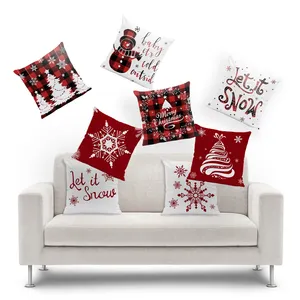 卸売枕ケーススロー家の装飾ケースカバーカスタム18X18クリスマス装飾枕