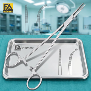 Pinces hémostatiques droites à pointe fine Najmmy Adson, instrument chirurgical pour la chirurgie générale, certifiées CE ISO13485 - Product Image 4