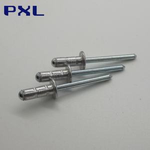 مجموعة متنوعة من المسامير التثبيتية متعددة الأشكال، مسامير تثبيت دائرية الرأس من الألومنيوم والفولاذ DIN7337 لمسدس التثبيت اليدوي والهوائي - Product Image 2