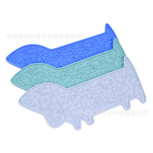 Tapis d'alimentation lente en silicone pour chien, tapis à lécher pour animaux de compagnie en forme de teckel, qualité alimentaire, pour chiens et chats, 280x128x10mm - Product Image 5