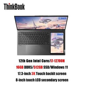 เลอโนโว <span class=keywords><strong>thinkbook</strong></span> PLUS <span class=keywords><strong>I7</strong></span>-12700H ประสิทธิภาพสูง17.3นิ้ว + 8นิ้ว IPS 3K ส่วนตัว & บ้าน & นักเรียน & การศึกษา - Product Image 6