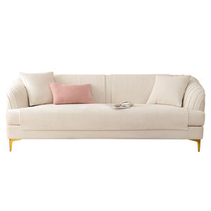 Plush <b>Sofa</b> <b>Cover</b> Plain Dyed Non Slip Modular <b>Sofa</b> Backrest <b>Cover</b> All Season Use - Product Image 5