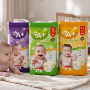 Pannolini a mutandina usa e getta morbidi A+ per neonati, all'ingrosso, per uso quotidiano, disponibili OEM, per la cura intima del bambino - Product Image 1