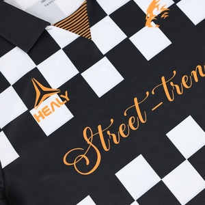 Op maat bedrukte sublimatie longsleeve T-shirts voor heren, vintage classic streetwear, dames voetbal T-shirts fabrikant - Product Image 3