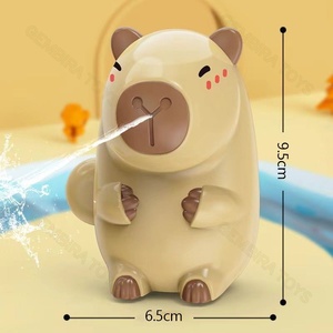 Linda pistola de agua con forma de tortuga para niños, juguete para jugar al aire libre, diseño de plástico azul y naranja, fácil de usar, diversión de verano - Product Image 4