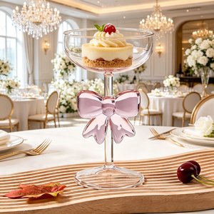 Copa de Cristal de 200 ml con Lazo para Postres en Fiestas y Bodas - Product Image 4